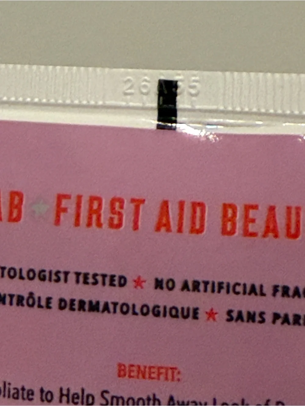 FIRST AID BEAUTY KP Bump Eraser Body Scrub  10% AHA Fresh Strawberry, NWT